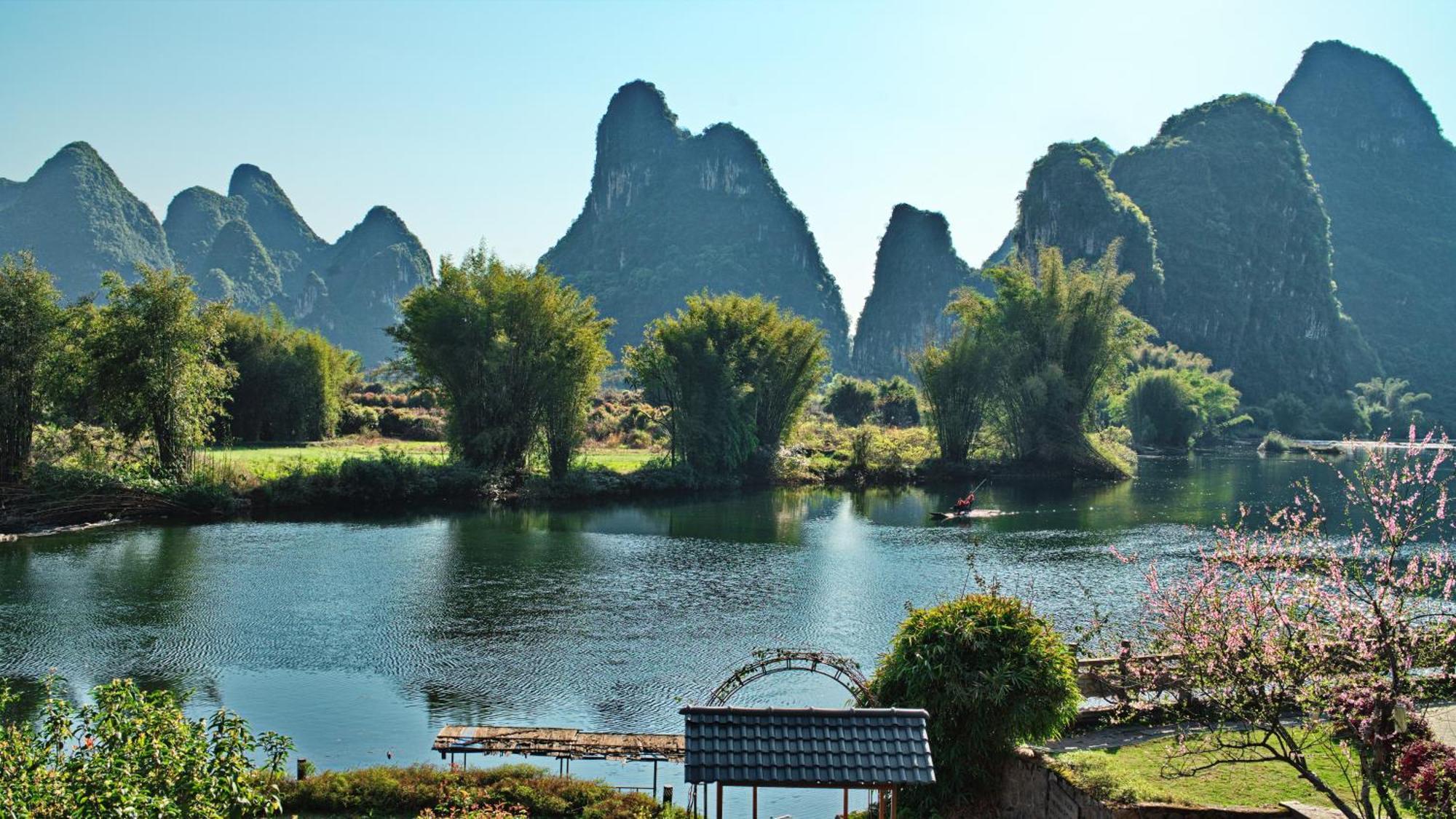 מלון Yangshuo Mountain Retreat מראה חיצוני תמונה